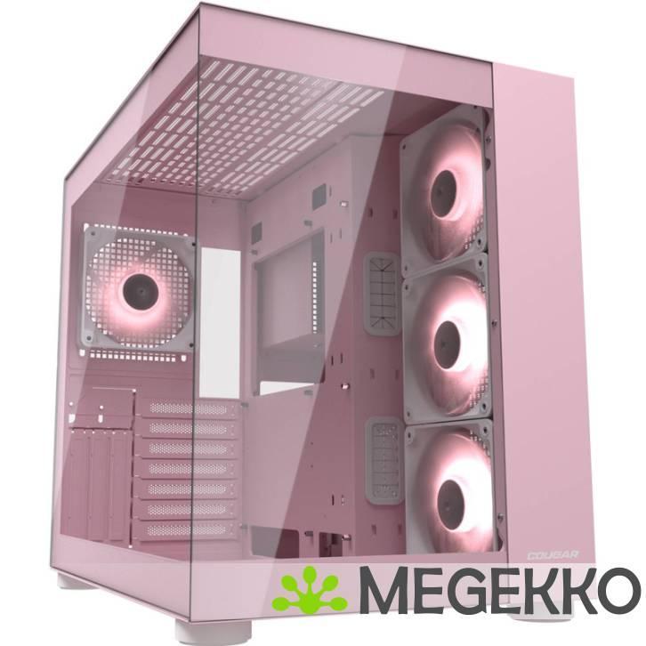 COUGAR Gaming FV150 RGB Midi Tower Roze, Computers en Software, Computerbehuizingen, Nieuw, Verzenden