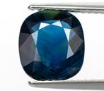 Zonder Minimumprijs Saffier  - 3.39 ct - Gem Report Antwerp, Handtassen en Accessoires, Edelstenen, Nieuw