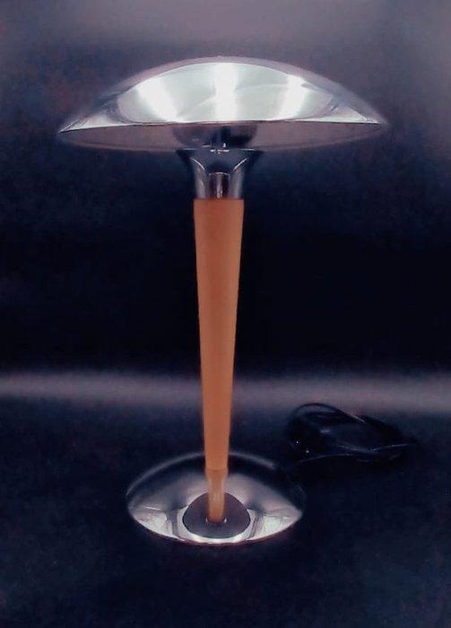 Tafellamp - IJzer, Beuken - Paddenstoel-lamp Spage-Age, Antiquités & Art, Curiosités & Brocante