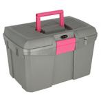 Coffre de pansage siena rose-gris avec compartiment - kerbl, Huis en Inrichting