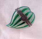 Murano Venetian Art Glass - Sieradendoos - Latticino, Antiek en Kunst
