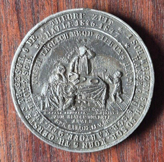 Duitsland. Schlesien. 1847. medal from L. Haase and H., Timbres & Monnaies, Monnaies & Billets de banque | Accessoires