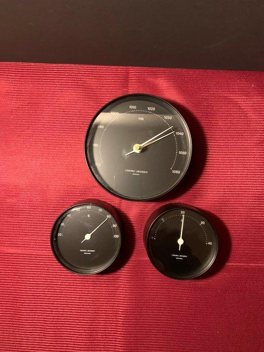 Georg Jensen - Weerstation (3) - Staal, Antiek en Kunst, Antiek | Wandborden en Tegels