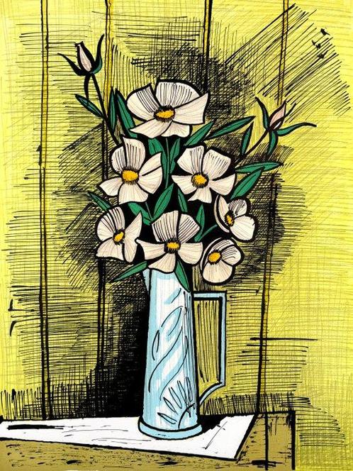 Bernard Buffet (1928-1999) - Camelias et roses, Antiek en Kunst, Antiek | Overige Antiek