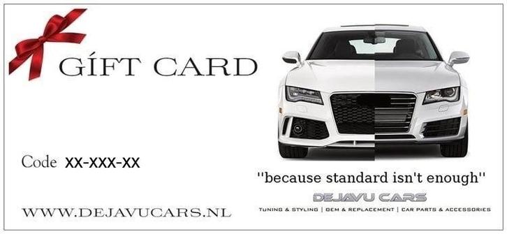 Dejavu Cars - Cadeukaart, Auto diversen, Tuning en Styling, Ophalen of Verzenden