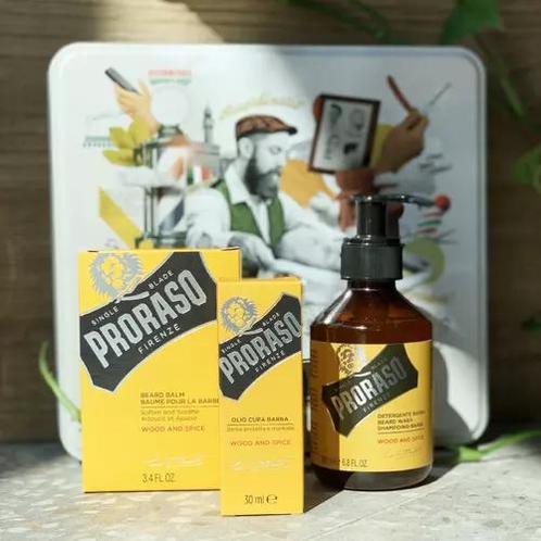 Proraso Giftbox Beard Wood and Spice (Aftershave), Bijoux, Sacs & Beauté, Beauté | Parfums, Envoi