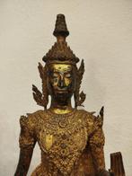 59 cm beeld in verguld brons - Buddha - Rattanakosin -