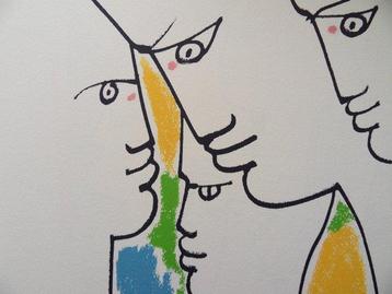 Jean Cocteau (1889-1963) - Europe : un accord parfait, Antiek en Kunst