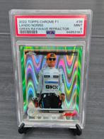 2022 Topps Chrome F1 Lando Norris #36 Green Raywave /99 PSA, Nieuw