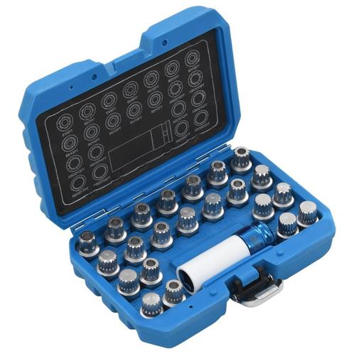 vidaXL 23-delige Velgslotenset voor VAG, Doe-het-zelf en Bouw, Gereedschap | Handgereedschap, Nieuw, Verzenden