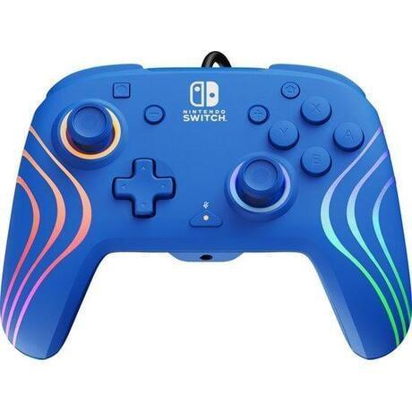 PDP Afterglow WAVE Controller Blauw (Switch Accessoires), Games en Spelcomputers, Spelcomputers | Nintendo Switch, Zo goed als nieuw