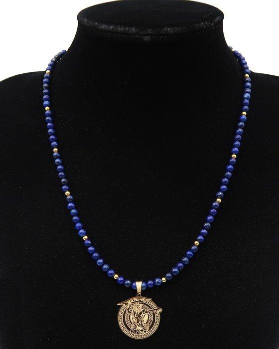 Lapis lazuli - Bliksem van Zeus: Vernietiging van het Kwaad,, Antiek en Kunst, Antiek | Boeken en Manuscripten