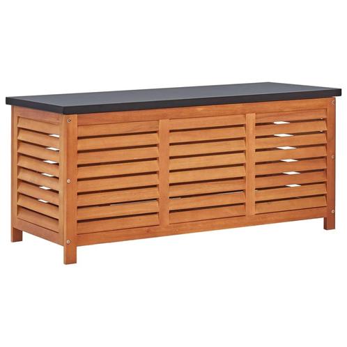 vidaXL Tuinbox 117x50x55 cm massief eucalyptushout, Tuin en Terras, Bergingen en Tuinkasten, Nieuw, Verzenden