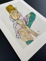Egon Schiele (1890-1918), after - Mädchen mit grünen