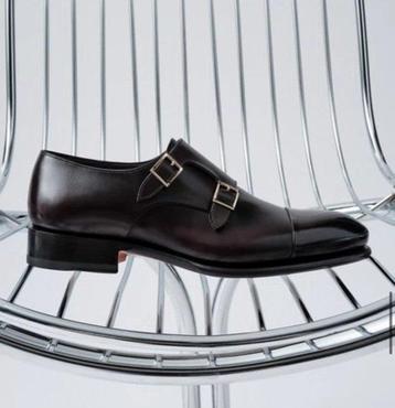 Santoni - Chaussures plates - Taille : EU 46 - Neuf dans sa