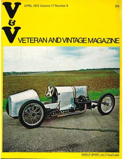 1973 VETERAN AND VINTAGE MAGAZINE 8 ENGELS, Livres, Autos | Brochures & Magazines, Enlèvement ou Envoi