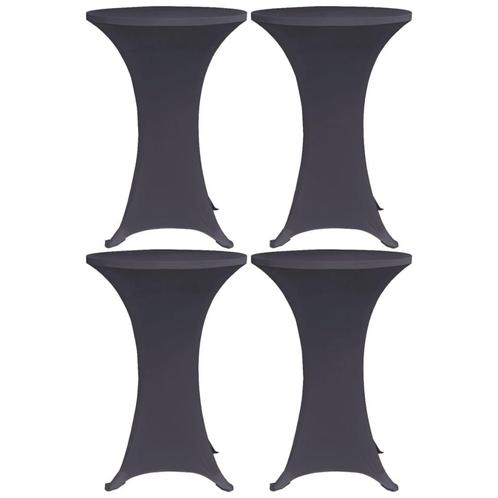 vidaXL Tafelhoes stretch 4 st 80 cm antraciet, Tuin en Terras, Tuinmeubel-accessoires, Nieuw, Verzenden