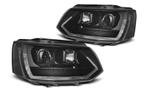 Koplamp unit LED tube VW T6 Look geschikt voor T5 Black, Verzenden