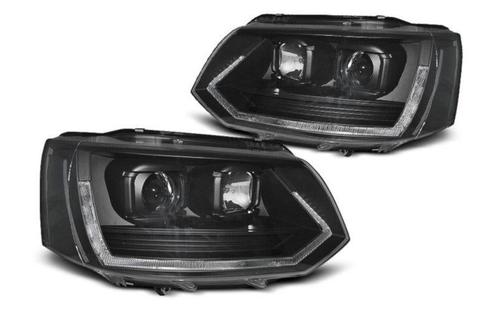 Koplamp unit LED tube VW T6 Look geschikt voor T5 Black, Auto-onderdelen, Verlichting, Nieuw, Volkswagen, Verzenden
