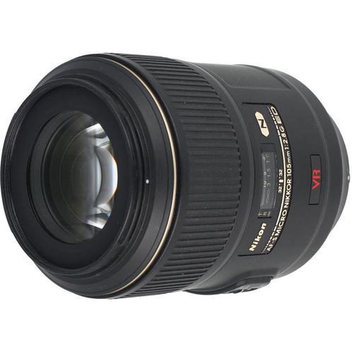 Nikon AF-S 105mm F/2.8G IF-ED VR Micro occasion, Audio, Tv en Foto, Foto | Lenzen en Objectieven, Zo goed als nieuw, Verzenden