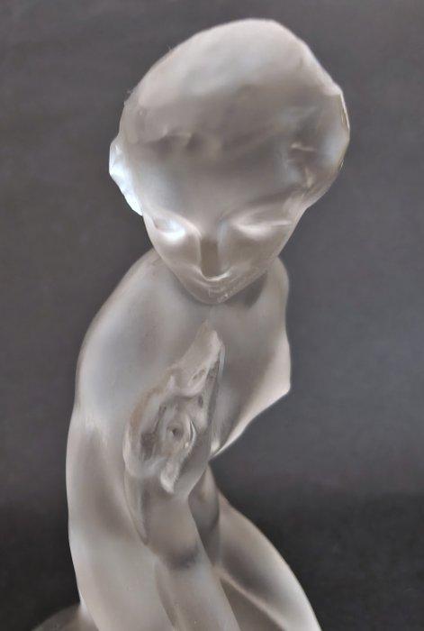 Decoratief ornament - Lalique - Léda en de zwaan - Griekse, Antiek en Kunst, Kunst | Designobjecten