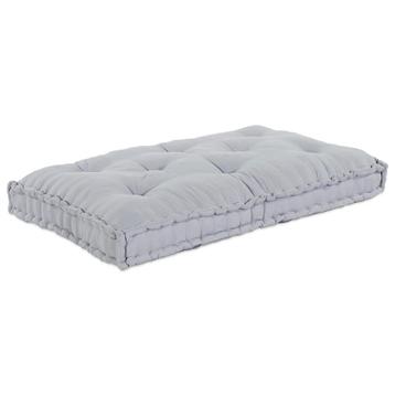 vidaXL Pallet Sofa Kussen Grijs Standaard Katoen, Verzenden