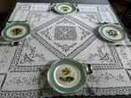 Eind 19e eeuw Richelieu tafelkleed 1m x 1m. Met 4 servetten, Antiek en Kunst