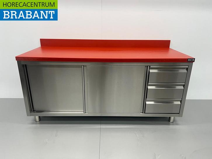 Acier inoxydable Polyéthylène PE Armoire de travail Table de, Articles professionnels, Horeca | Autre, Envoi