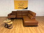 SofaCycle - Luxe Francoferri hoekzetel in cognac leder, Huis en Inrichting, Ophalen of Verzenden, Nieuw