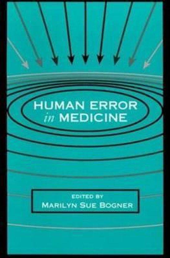 Human Error In Medicine 9780805813869 Marilyn Sue Bogner, Boeken, Taal | Engels, Gelezen, Verzenden