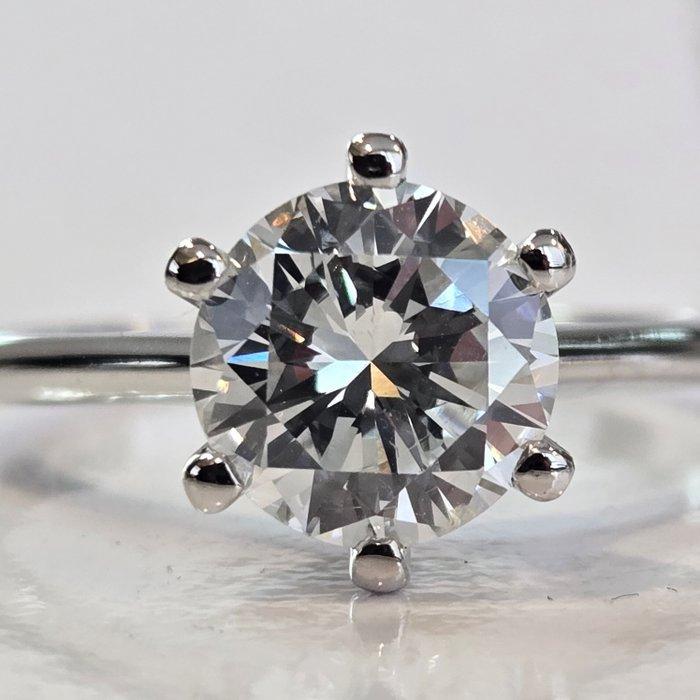 Ring - 14 karaat Witgoud - 1.49ct. tw. Diamant (Natuurlijk), Bijoux, Sacs & Beauté, Bagues