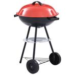 vidaXL Kogelbarbecue houtskool met wieltjes XXL 44 cm, Verzenden, Nieuw