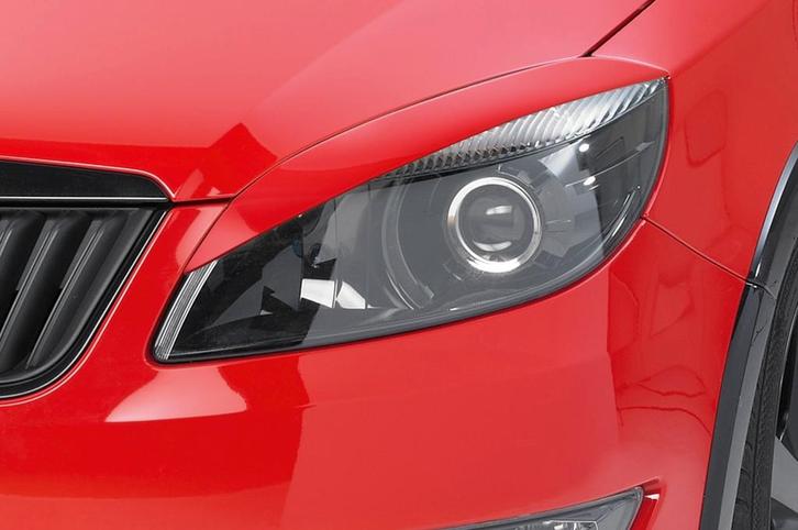 Koplampspoilers voor Skoda Fabia 2 Roomster SB164, Auto-onderdelen, Carrosserie, Nieuw, Verzenden