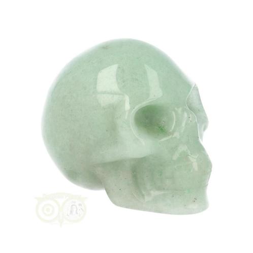 Groene Aventurijn schedel Nr 12 - 100 gram, Handtassen en Accessoires, Edelstenen, Nieuw, Verzenden