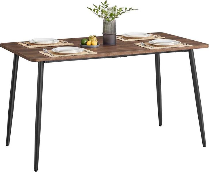 Eettafel - keukentafel - 4-6 personen - tafelblad 140x75 cm, Huis en Inrichting, Tafels | Eettafels, Verzenden