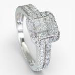 Zonder minimumprijs - Ring - 14 karaat IGI, Witgoud -, Handtassen en Accessoires, Ringen, Nieuw