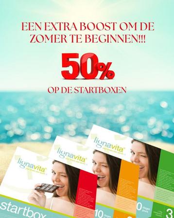 Op=Op Actie! 50% Korting op de Lignavita Startboxen! beschikbaar voor biedingen