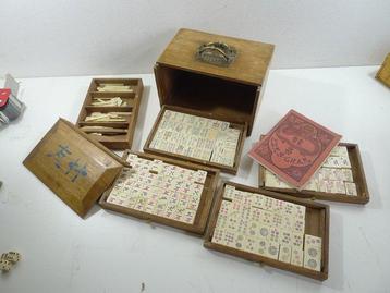 Bordspel - Mah Jong - Bakeliet acajou noyer