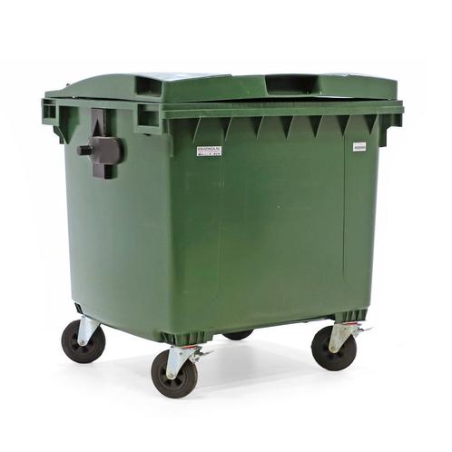 Gebruikte afvalcontainer voor din-opname met scharnierend, Doe-het-zelf en Bouw, Containers, Ophalen of Verzenden