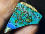 48.9 cts - Multicolor Australian Boulder Opal Ruw- 9.78 g
