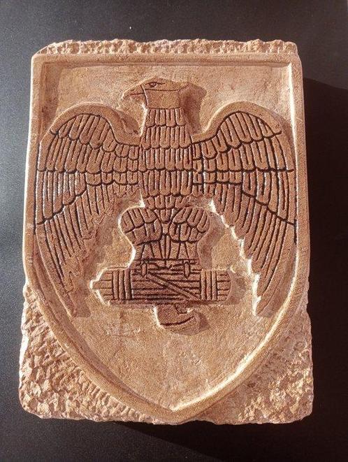sculptuur, Stemma Araldico  Fascio Littorio - 25 cm -, Antiek en Kunst, Curiosa en Brocante