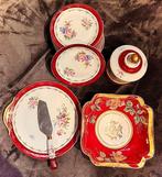 Limoges - Service à dessert (16) - Porcelaine, Plaqué or -, Antiek en Kunst