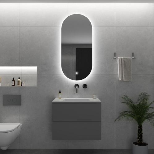 Badkamerspiegel BWS Riono Verticaal LED Incl. Verwarming, Doe-het-zelf en Bouw, Sanitair, Bad, Nieuw, Ophalen of Verzenden