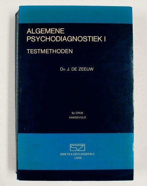 1 Algemene psychodiagnostiek 9789026503962, Livres, Psychologie, Envoi