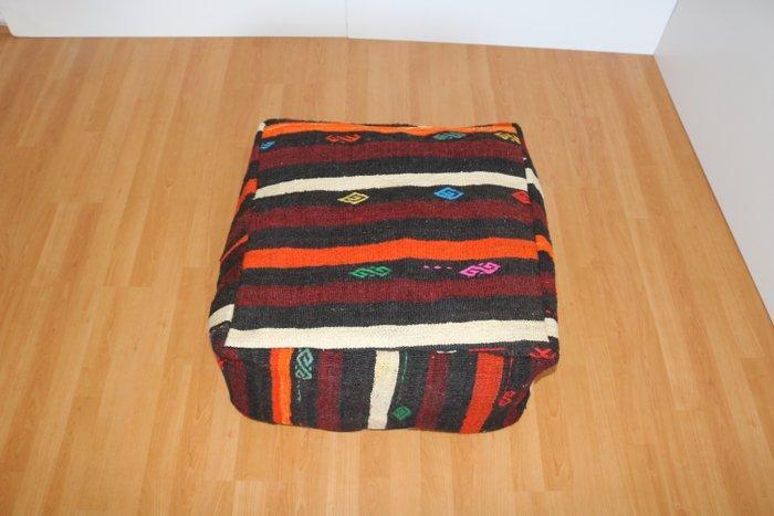 Puff Cases 1 - Kelim - 60 cm - 60 cm, Antiek en Kunst, Kunst | Designobjecten
