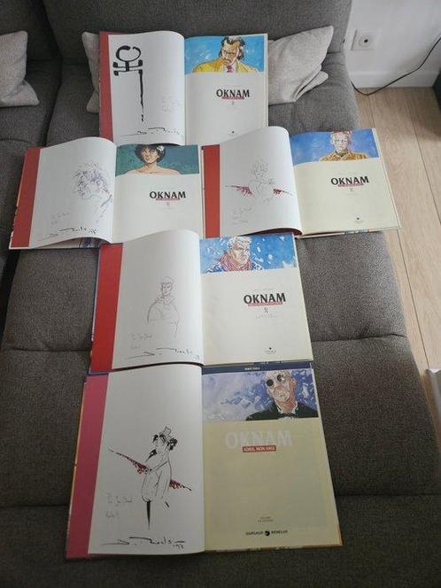 Oknam T1 à T5 + 5x dédicace - Série complète - 5x C - 5, Boeken, Stripverhalen