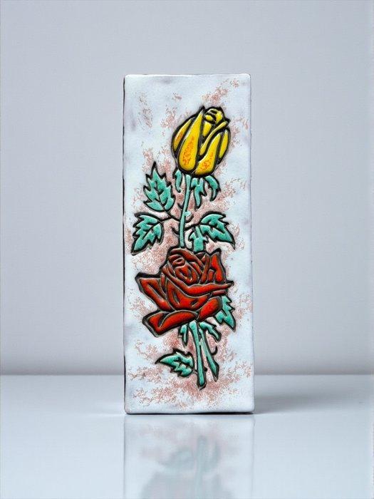 Ruscha Keramik - Fat Lava Tulips - 1960s - Assiette murale -, Antiek en Kunst, Antiek | Glaswerk en Kristal