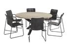 Taste by 4 Seasons Palma dining set antraciet met Louvre