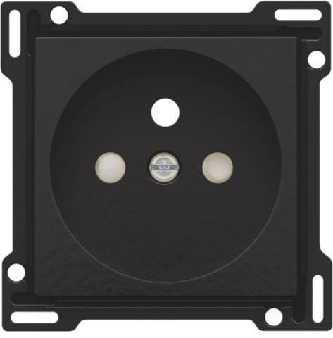 Niko Bakelite® piano black coated, afwerking voor stopcontac, Doe-het-zelf en Bouw, Elektriciteit en Kabels, Verzenden