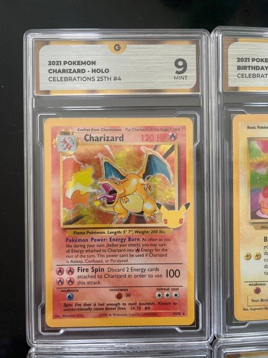 Pokémon - 4 Graded card - Blastoise, Charizard, Venusaur,, Hobby en Vrije tijd, Verzamelkaartspellen | Pokémon